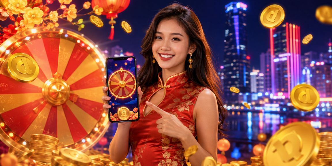 Ánh đèn neon rực rỡ tại TP. Hồ Chí Minh trong không khí rút thăm may mắn buổi tối